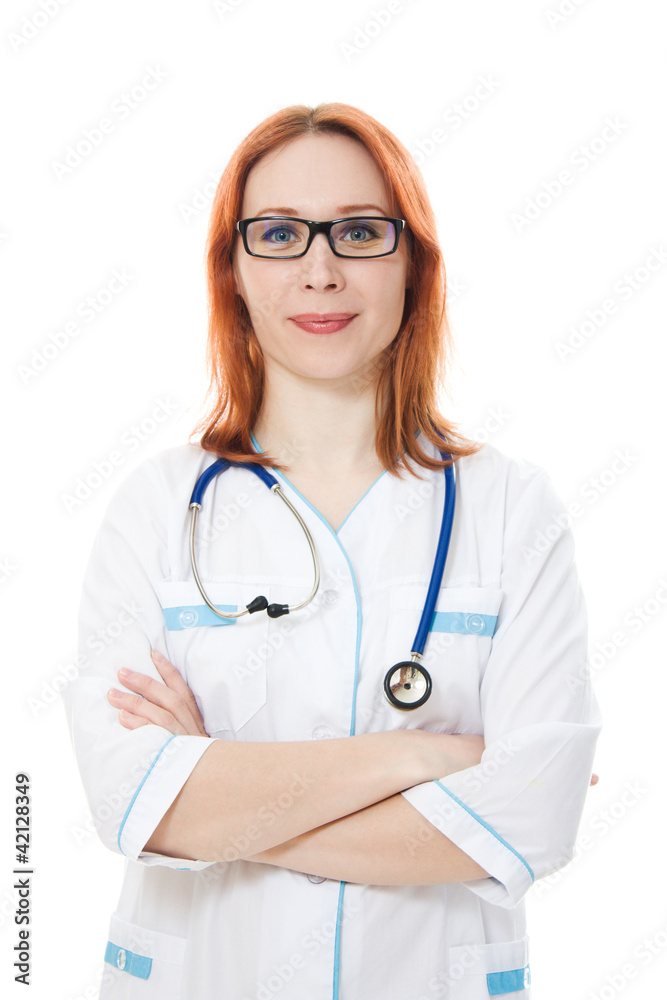 Attractive female doctor
