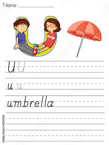Alphabet worksheet