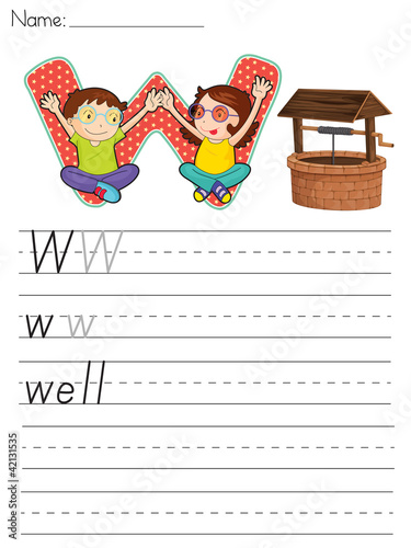 Alphabet worksheet