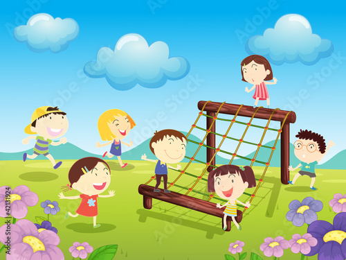 At the park