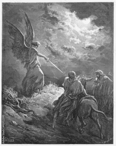 Balaam meets an angel