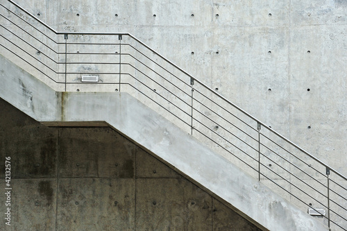 Flight Of Stair Steps Outside A Building