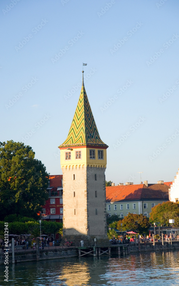 Fototapeta premium Mangenturm - Lindau - Bodensee - Deutschland