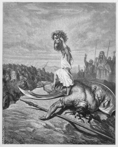 David slays Goliath