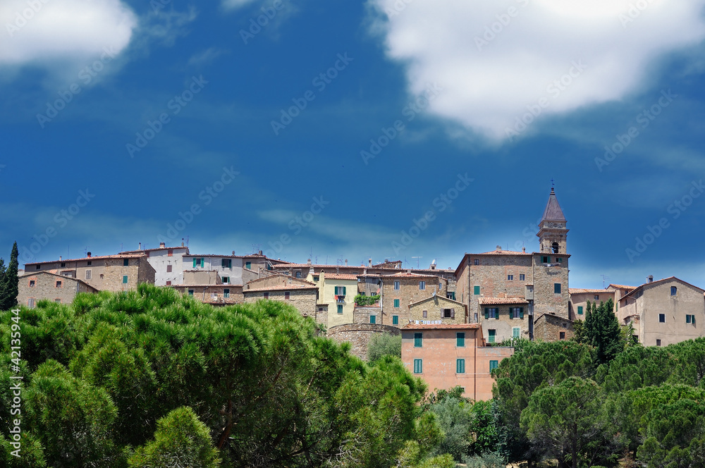 View of Seggiano, Grosseto, Toscana, Italia
