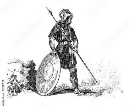 Fotografía Warrior : Gallic - Franc - 5th century
