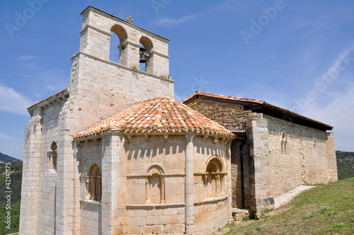 Obraz na płótnie Ermita de San Pantaleón de Losa, Burgos (España) w salonie