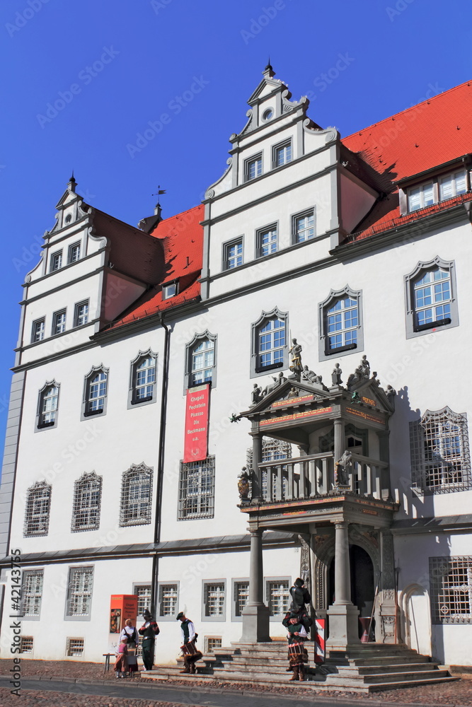 Obraz premium Rathaus Wittenberg