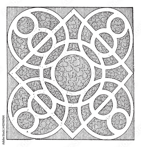 Meander, vintage engraving