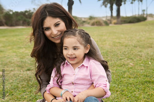 mom and daughter