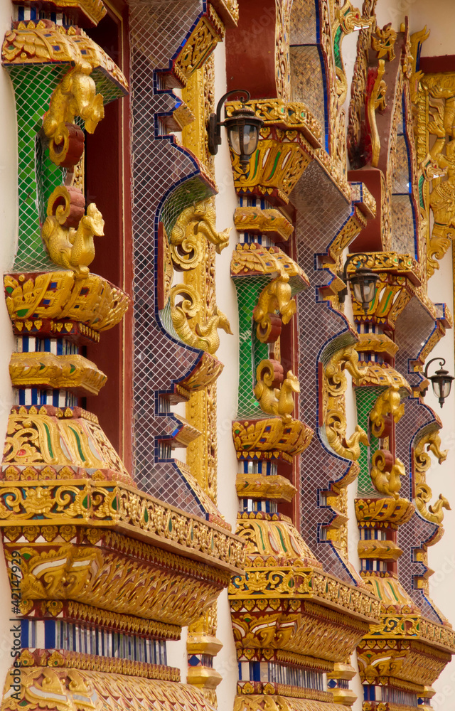 Obraz premium Thai art in temple