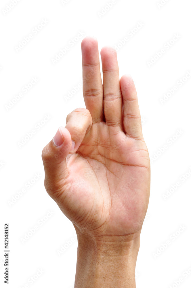 men hand make thumbs up isolated over white men hand make thumbs up isolated over white