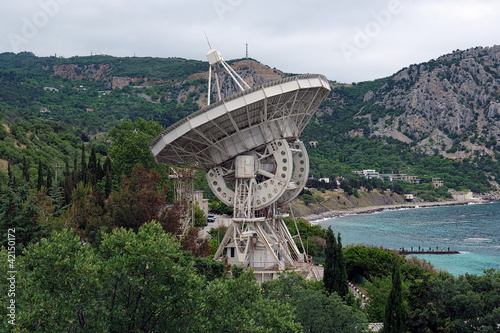 Radiotelescope of the Simeiz Observatory in Crimea photo