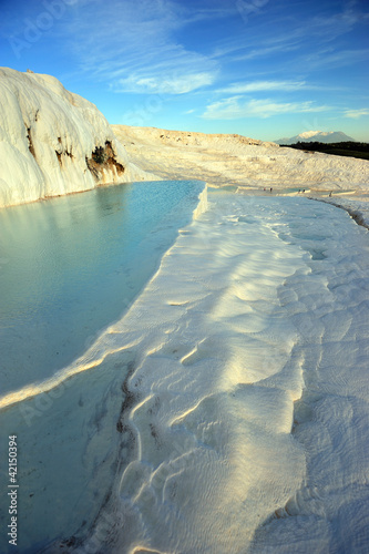 travertines at hierapolis , pamukkale , denizli ,turkey
