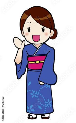 着物女性