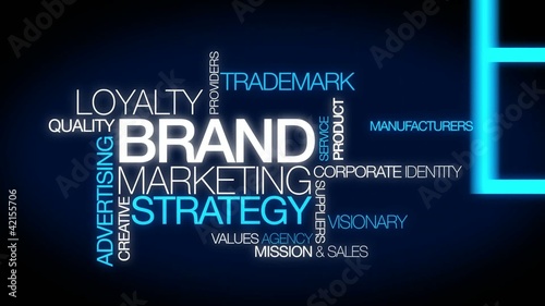 BRAND loyalty marketing branding tag cloud video animation photo