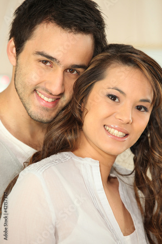 Portrait of a smiling young couple © auremar