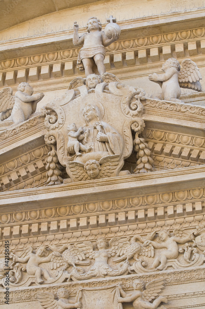 Fototapeta premium Church of St. Maria della Grazia. Lecce. Puglia. Italy.