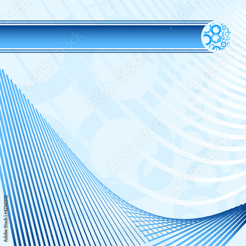 Elegant blue abstract