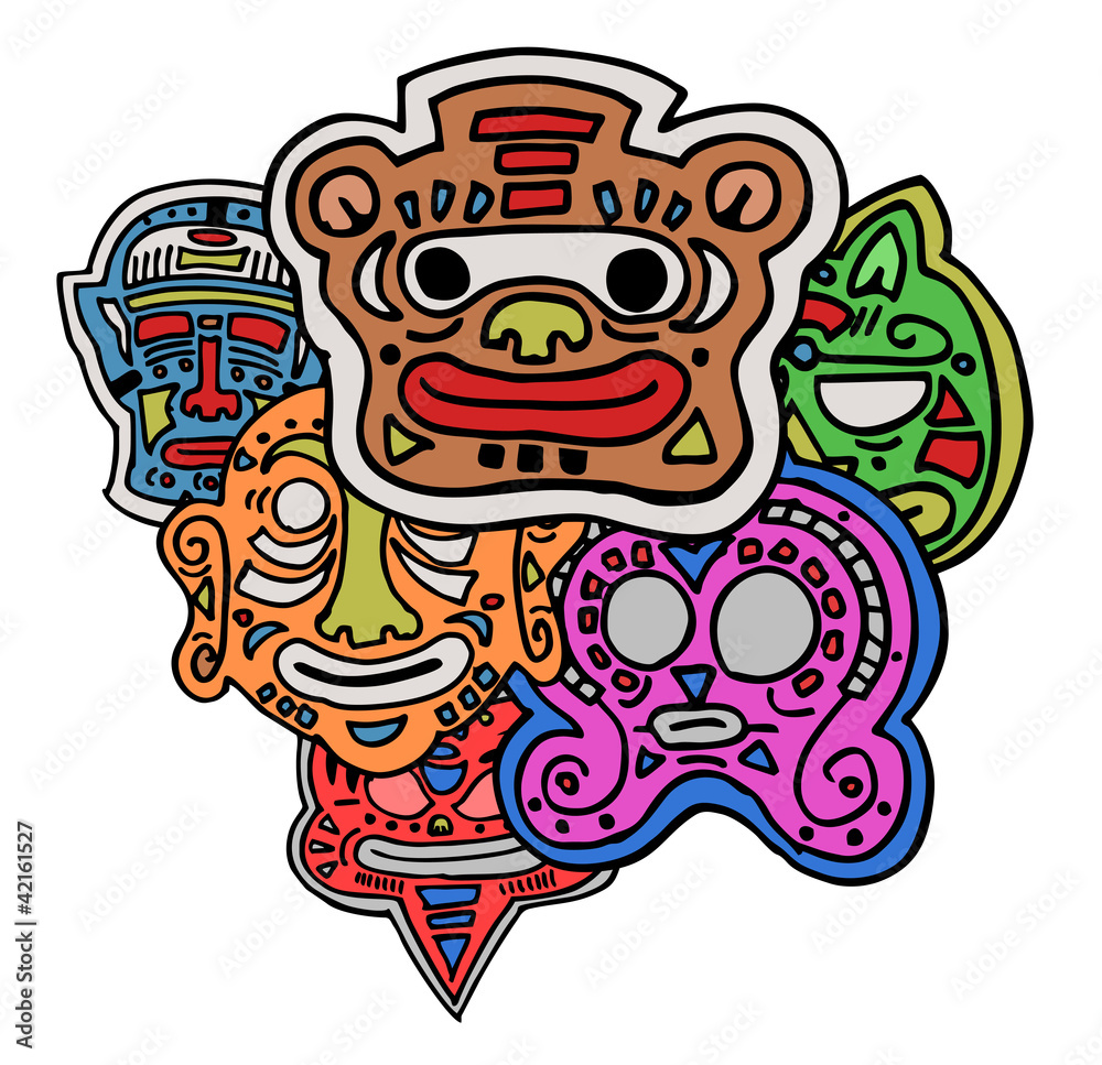 Carnival color mask Carnival color mask