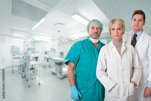 Medical team at operating room