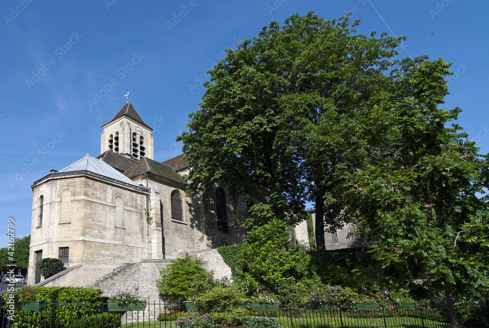 Banliue de Paris, église d'Ivry sur Seine