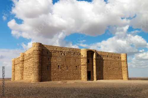 The Kaharana desert castle in east of Jordan, Asia