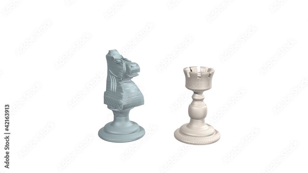 cavalier et tour cavalier et tour