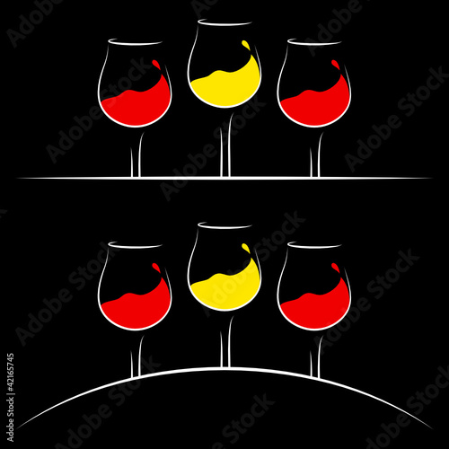 Abstract Wine Logo Spain
