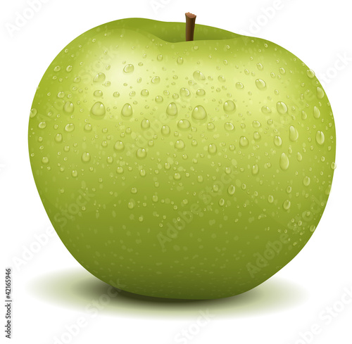 Realistic apple