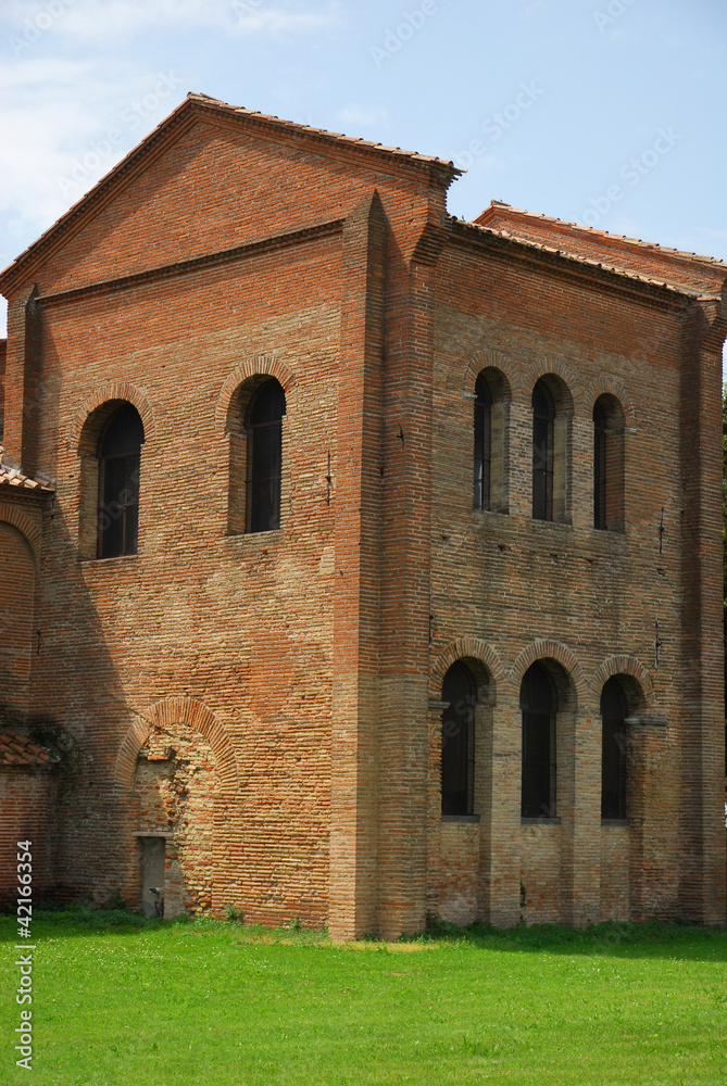 Saint Apollinare in Classe Basilica architectonic details.