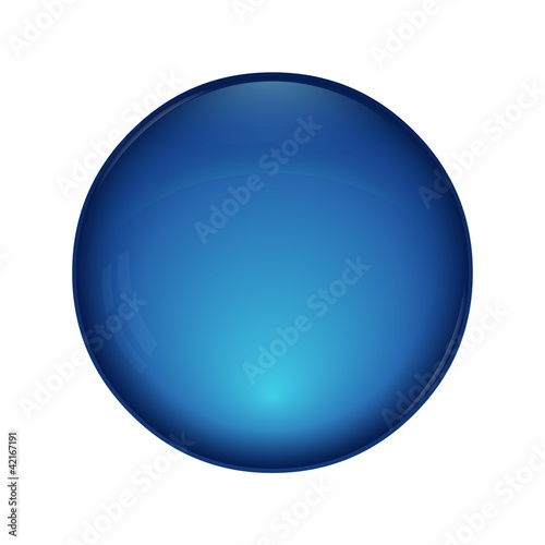 Crystal ball in blue