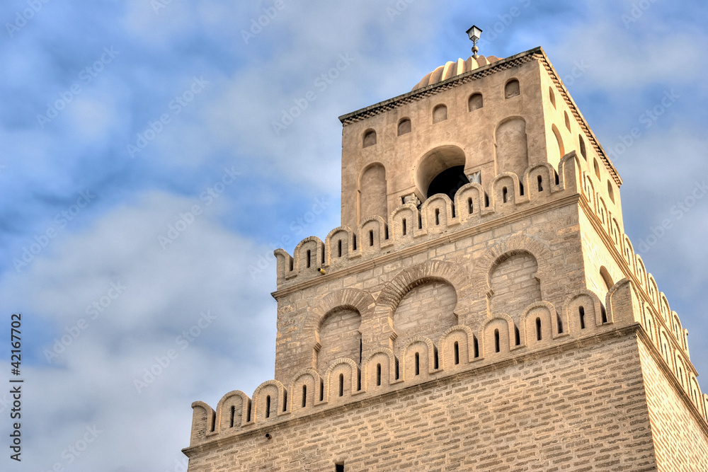 Minaret of the Great Mosque in Kairouan