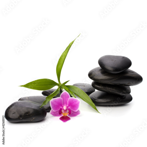 Zen pebbles balance. Spa and healthcare concept.