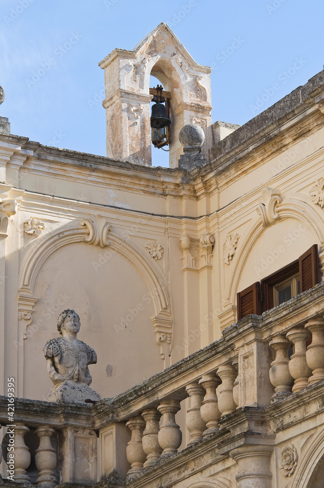 Episcopal palace. Lecce. Puglia. Italy.