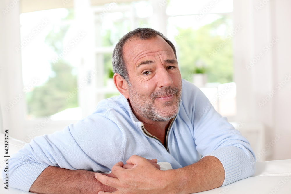Senior man with doubtful look on his face Senior man with doubtful look on his face