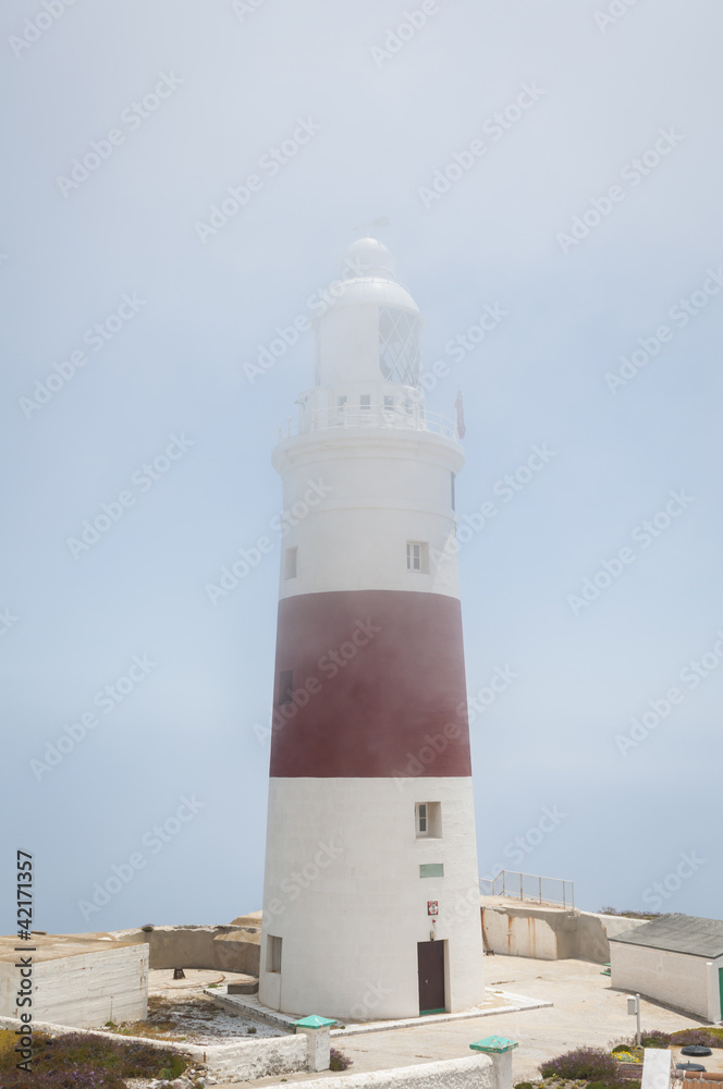 Gibraltar Lighthouse in the Mist