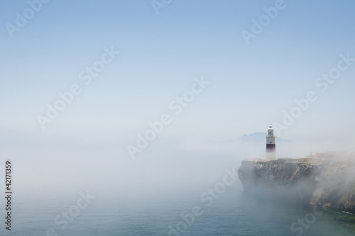 Gibraltar Lighthouse in the Mist
