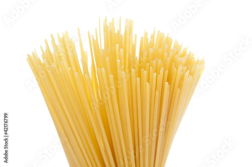 Bundle of dry spaghetti