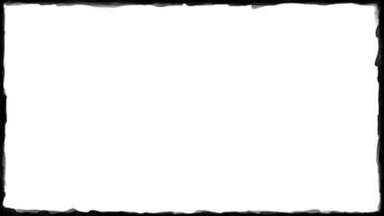 Unique Black and White border frame 07