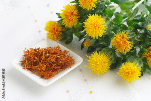 Safflower(carthamus tinctorius) photo