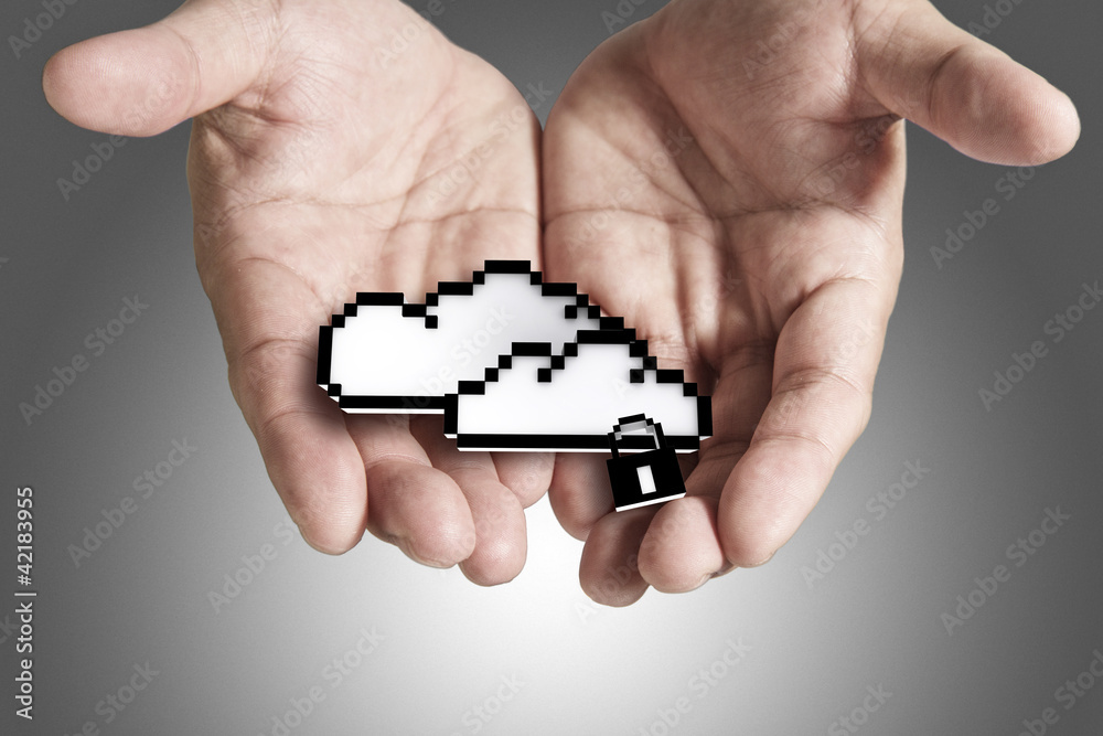  cloud computing pixel icon