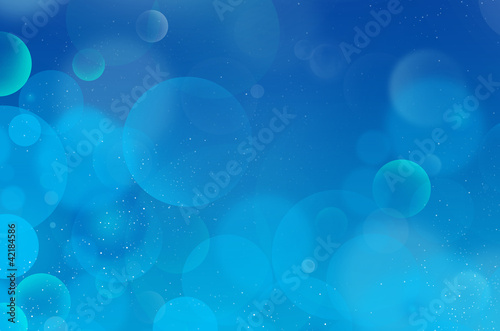 Obraz na płótnie Blue-Cyan background Flarium Bubbles 20 w salonie