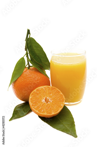 orange fruit and juice