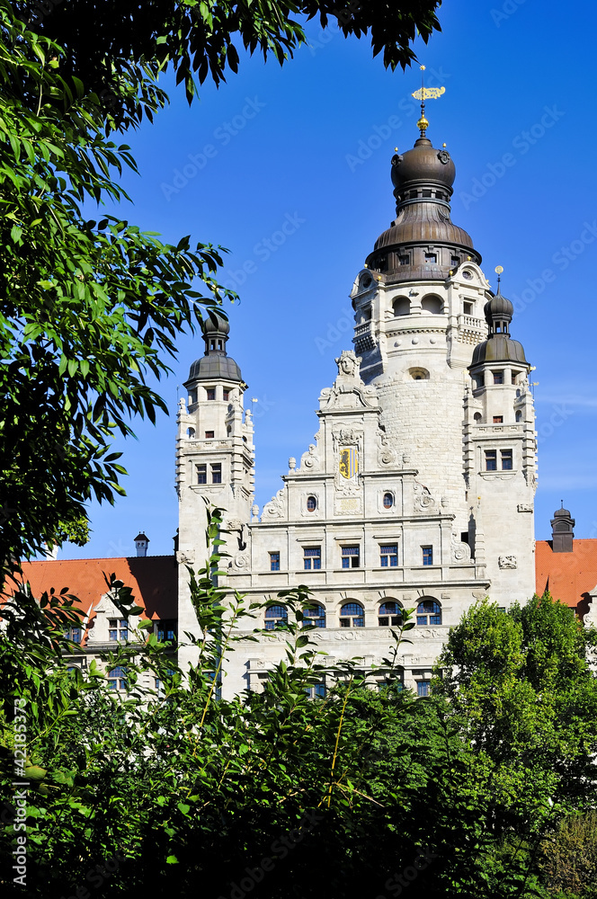 New city hall in Leipzig
