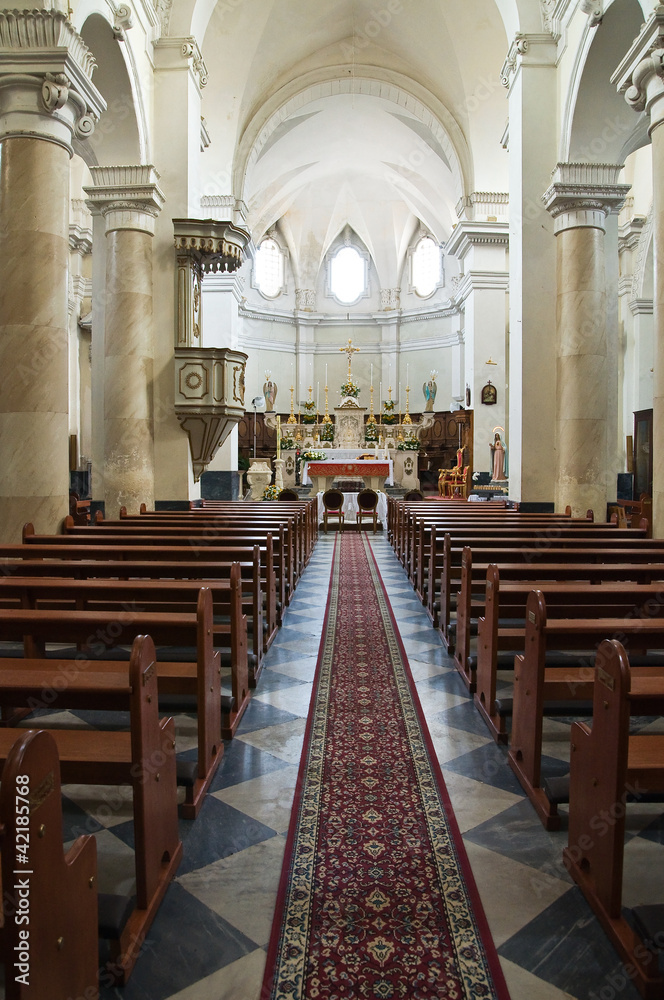 Fototapeta premium Mother Church. Martano. Puglia. Italy.