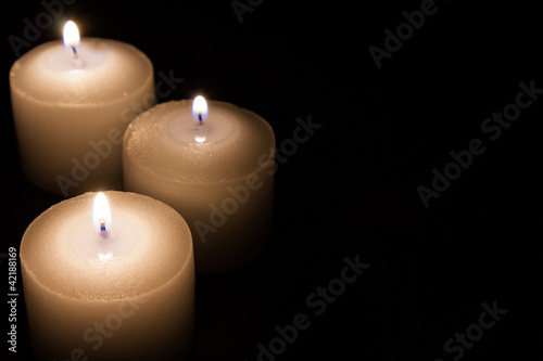 candles dark background