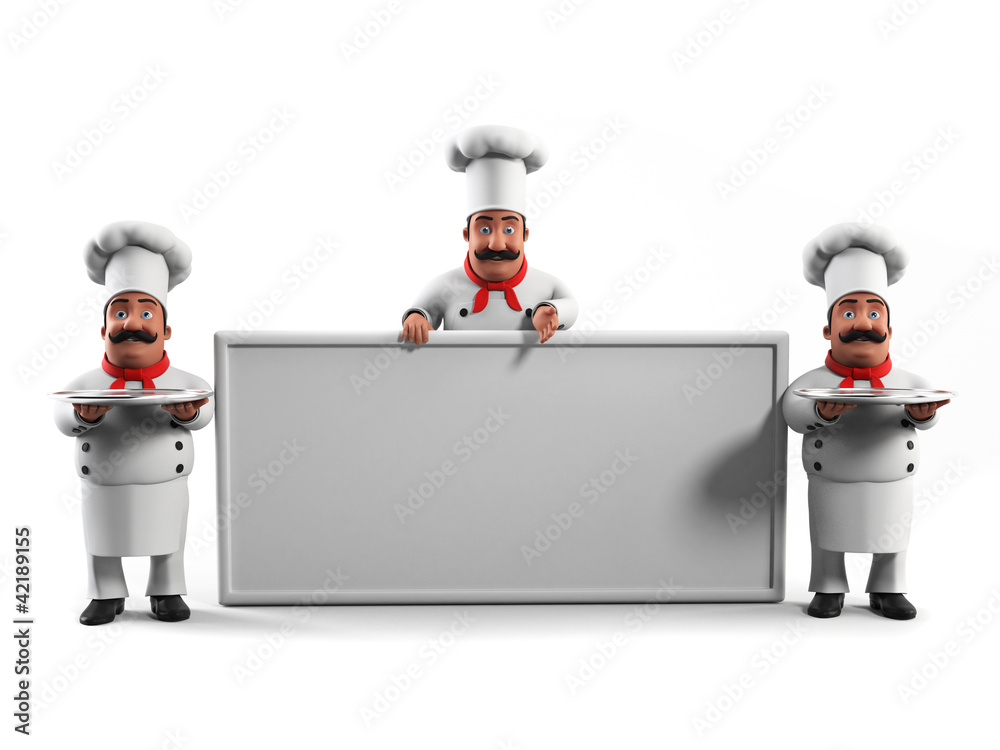 3d rendered illustration of a kitchen chef 3d rendered illustration of a kitchen chef