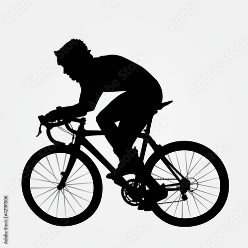 Cyclist silhouette © masyle