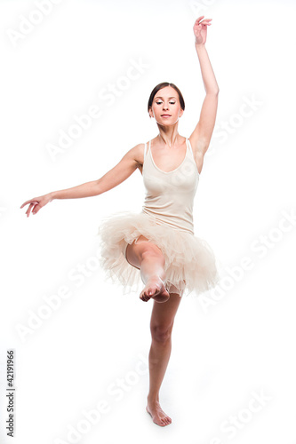 Photo young and beautiful ballerina